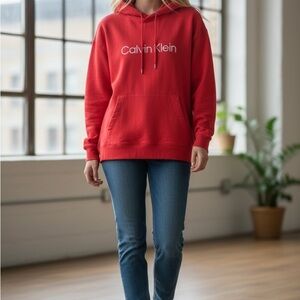 Calvin Klein Vibrant Hot Pink Hoodie